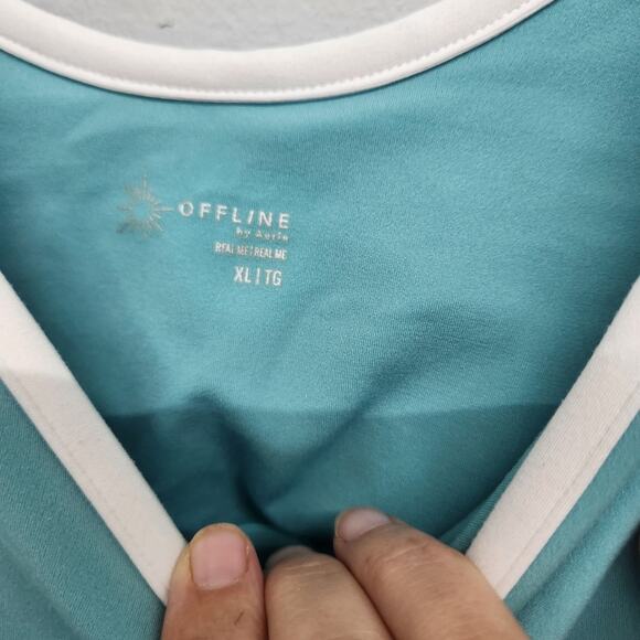 Offline by Aerie Blue Athletic Dress Skort Or Swimsuit XL Modest - Picture 3 of 10